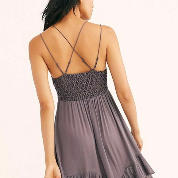 Free People Fp One "Adella" Slip Crochet Dress XS - Picture 3 of 7